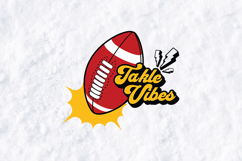 Retro Football Tackle Vibes SVG Comic Style Sports Design Product Image 2