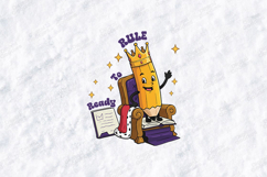 Ready To Rule SVG - Back to School Pencil King Cut File Product Image 2
