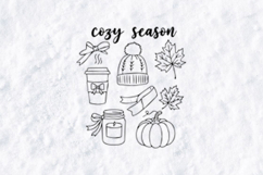 Cozy Season Doodles - Autumn and Winter SVG Elements Product Image 1