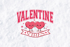 Kawaii Heart Characters Valentine Vibes SVG Sublimation Product Image 2