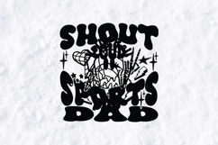 Retro Sporty Girlz &amp; Sports Dad Skeleton Shaka SVG Bundle Product Image 2