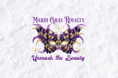 Mardi Gras Royalty SVG - Unmask the Beauty Carnival Art Product Image 1