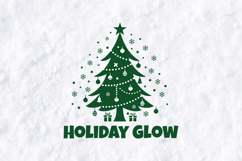 Holiday Glow Christmas Tree SVG - Festive Pine Graphic Product Image 3