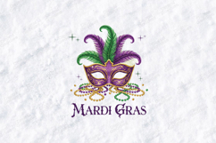 Mardi Gras Mask SVG - Unmask the Mystery Carnival Art Product Image 1