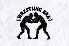 Wrestling Era SVG - High School Wrestler Sports Logo Product Image 2