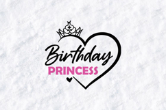 Birthday Princess SVG for T-Shirt and Craft Projects Product Image 3