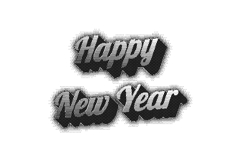New year&#039;s day creative lettering typography art design Product Image 1