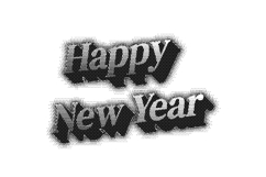 New year's day creative lettering typography art graphic Product Image 1