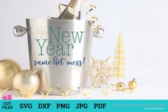 New Year Same Hot Mess Cut File Product Image 2
