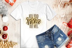 New year same hot mess leopard glitter SVG Product Image 8