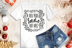 New year same hot mess leopard glitter SVG Product Image 7