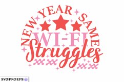 Funny Sarcastic New Year Quote PNG SVG Product Image 1