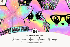 New year star glass 4 png Product Image 1