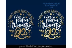 Download this New Year 2022 sublimation design today for a good price. These New Year Design are compatible with Cricut and Silhouette Cutting Machines.