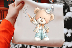 New Year Teddy Bear Clipart Product Image 2