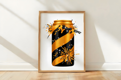 New Year Watercolor Clipart Product Image 3