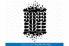 New Year SVG, 2022 SVG, New Year sublimation png, 2022 png Product Image 2