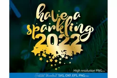New Year SVG, 2022 SVG, New Year sublimation png, 2022 png Product Image 1