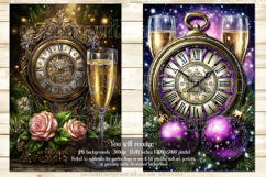 New Year's Eve Garden Flag, Champagne Style Garden Flag s7 Product Image 2
