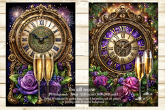 New Year's Eve Garden Flag, Champagne Style Garden Flag s9 Product Image 3