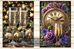 New Year's Eve Garden Flag, Champagne Style Garden Flag s3 Product Image 3