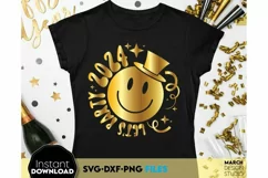 Download this New Years 2024 today for a good price. These New Years sublimation design are compatible with Cricut and Silhouette Cutting Machines as well!