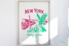 New York - New Jersey - New Hampshire - New Mexico SVG Product Image 5