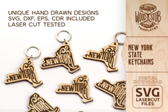 New York SVG, New York keychain, Keychain svg Product Image 2
