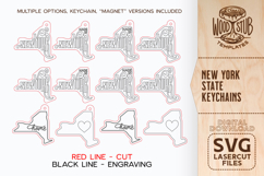 New York SVG, New York keychain, Keychain svg Product Image 4