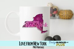 Love from New York Sublimation PNG Product Image 1