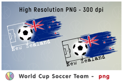 New Zealand National Soccer Team Flag. World Cup 2026 Product Image 1
