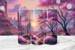 Desert Sunset Tumbler Wrap PNG Product Image 1