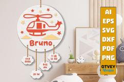 Newborn Baby Personalized Stat Sign Lasercut Product Image 1