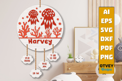 Newborn Baby Personalized Stat Sign Lasercut Product Image 1