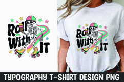 Skeleton typography t-shirt sublimation design Product Image 1