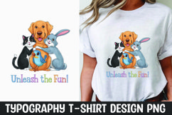 Animals quote t-shirt sublimation design Product Image 1
