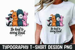 Animals quote t-shirt sublimation design Product Image 1