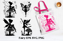 Fairy SVG | Magic SVG | Fairy silhouette SVG Product Image 1