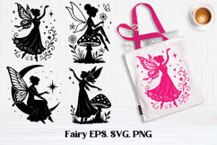 Fairy SVG | Magic SVG | Fairy silhouette SVG Product Image 1