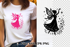 Fairy SVG | Magic SVG | Fairy silhouette SVG Product Image 1