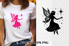 Fairy SVG | Magic SVG | Fairy silhouette SVG Product Image 1