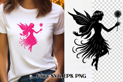 Fairy SVG | Magic SVG | Fairy silhouette SVG Product Image 1