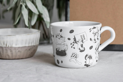 Purrfect Barista Hand Drawn Clipart Product Image 7