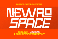 Newro Space - Modern Futuristic Display Font Product Image 1