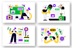 10 News Vector Illustration Product Image 2