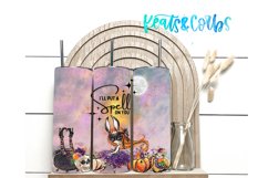 I'll Put A Spell On You - Red Head Witch Tumbler Design PNG Product Image 1