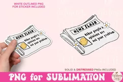 News Flash Other Peoples Opinions PNG, Newspaper PNG Product Image 1