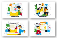 10 Email Newsletter Illustration Product Image 3