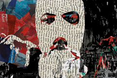 Newspaper Collage Photo Effect Product Image 4