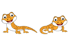 Cute Newt Animal Cartoon Illustration Product Image 3
